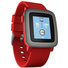 Pebble Time Smartwatch (Red with Black Bezel)