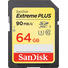 SanDisk 64GB Extreme Plus UHS-I SDXC Memory Card (Class 10)