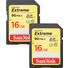 SanDisk 16GB Extreme UHS-I U3 SDHC Memory Card (Class 10, 2-Pack)