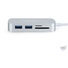 MiniX NEO USB-C Multiport Adapter with VGA (Silver)