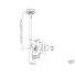 Brateck LCD-504A 23"-42" Single Ceiling Mount