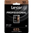 Lexar 32GB Professional UHS-I SDHC Memory Card (U1)