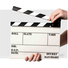 Pro Elite Clapper Board Slate - Black and White