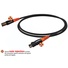 Bespeco Silos SLFM100 XLR Male to XLR Female Microphone Cable  (Black/Orange, 39")