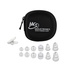 MEElectronics Sport-Fi M6P Memory Wire In-Ear Headphones with In-Line Mic Remote Control (Clear)