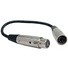 Hosa DMX-106 5-Pin XLR Male to 3-Pin XLR Female DMX Adapter Cable - 6"