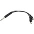 Hosa YPR-103 Mono 1/4" Male to 2 RCA Female Y-Cable - 6"