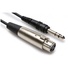 Hosa STX-115F Stereo 1/4" Male to 3-Pin XLR Female Interconnect Cable - 15