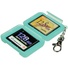 Ruggard Memory Card Case for 2 Compact Flash or CFast Cards (Light Green)