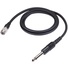 Audio Technica AT-GCW Instrument & Guitar Cable for Wireless Transmitter