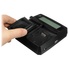 Luminos Dual LCD Fast Charger with Canon NB-6L, NB-6LH or Panasonic DMW-BCM13 Battery Plates