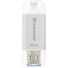 Transcend JetDrive Go 300 Flash Drive (64GB, Silver)