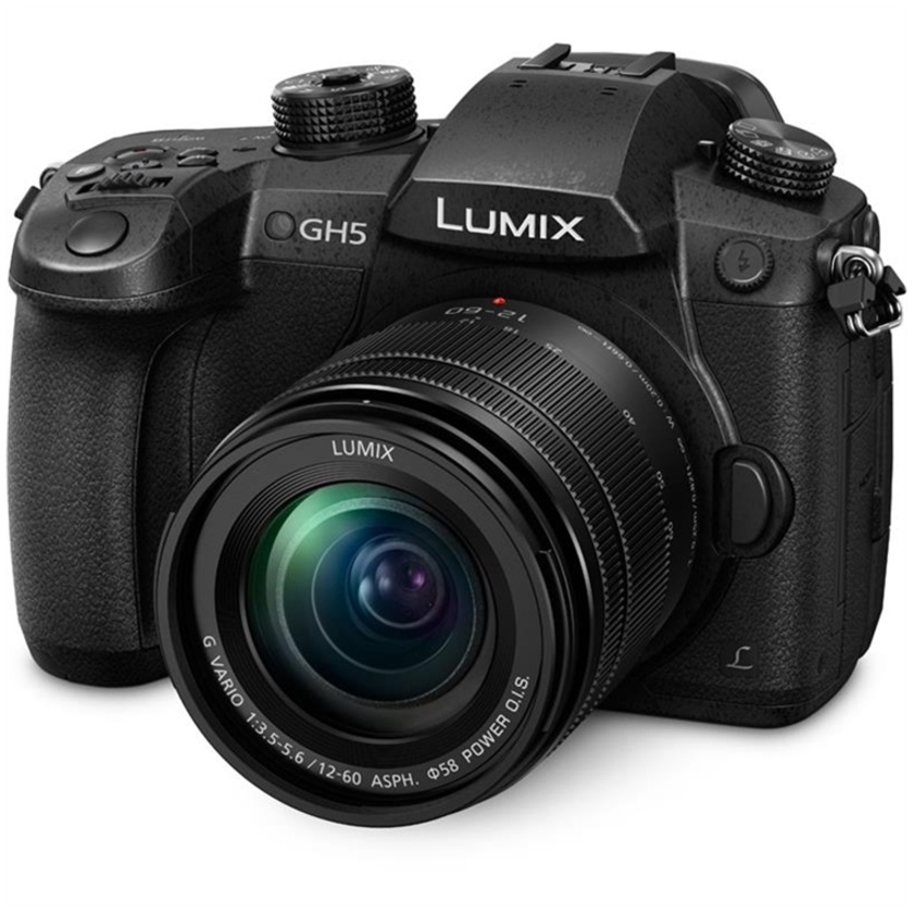 Panasonic Lumix GH5 Mirrorless Micro Four Thirds Digital Camera with Lumix G Vario 12-60mm f/3.5-5.6