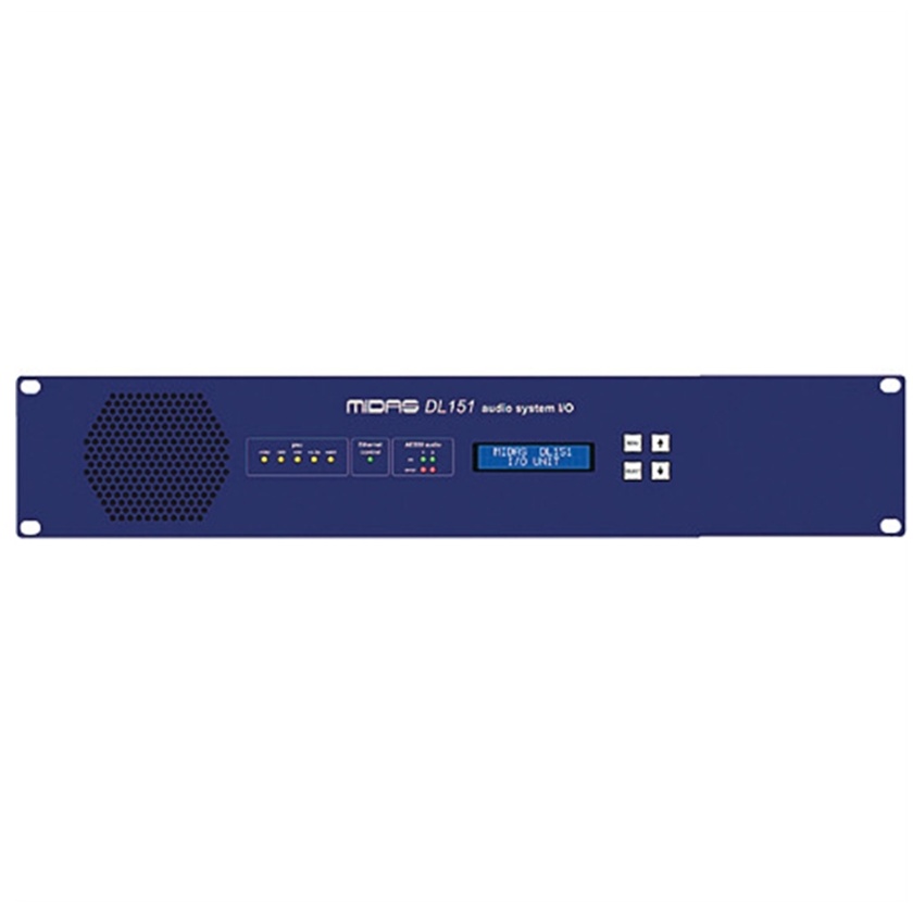 Midas DL151 - 24-Input Stagebox with MIDAS Mic Preamps and Dual-Redundant AES50 Networking