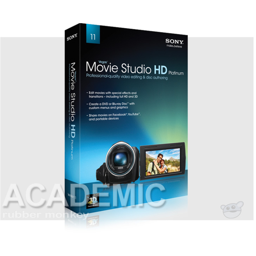 Sony Vegas Movie Studio HD Platinum 11 Site 100 seats (pack)