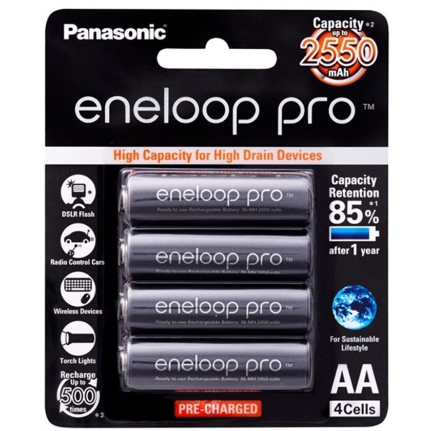 Panasonic Eneloop AAA Rechargeable Batteries (800mAh, 4 Pack), Auckland