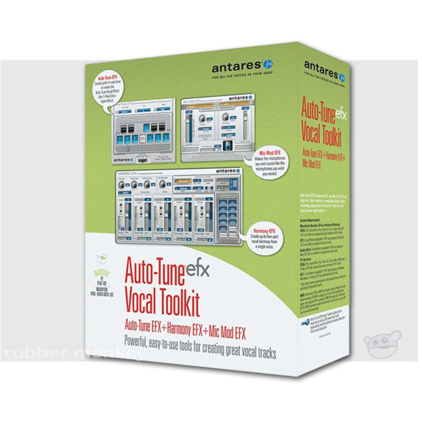 Antares Auto Tune EFX Vocal Toolkit Native