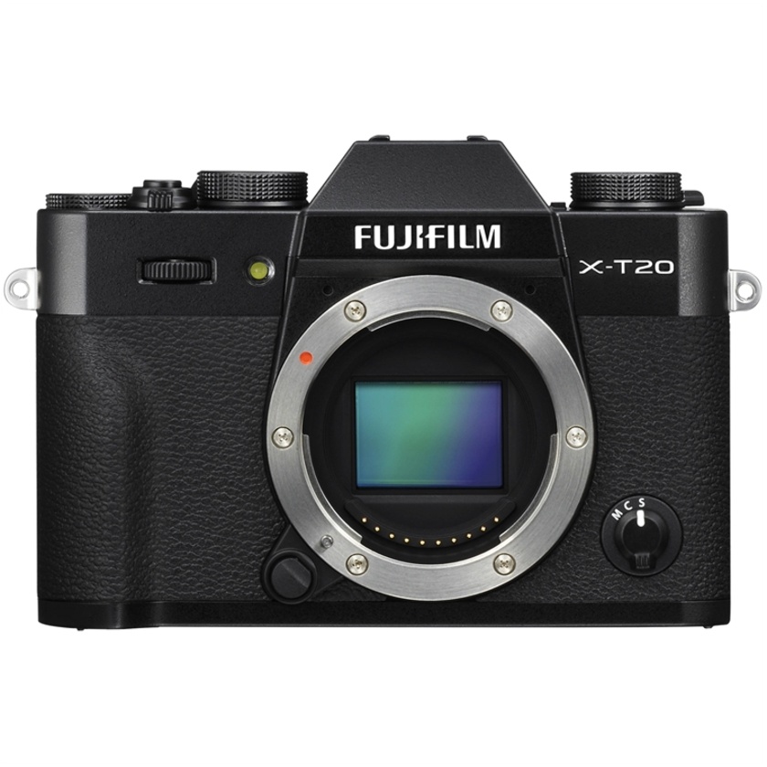 Fujifilm X-T20 Mirrorless Digital Camera (Body Only, Black)