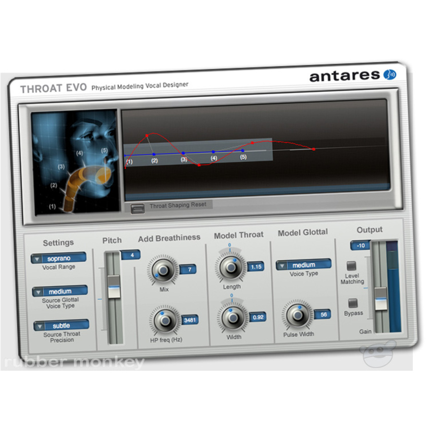 Antares Throat Evo Vocal Designer