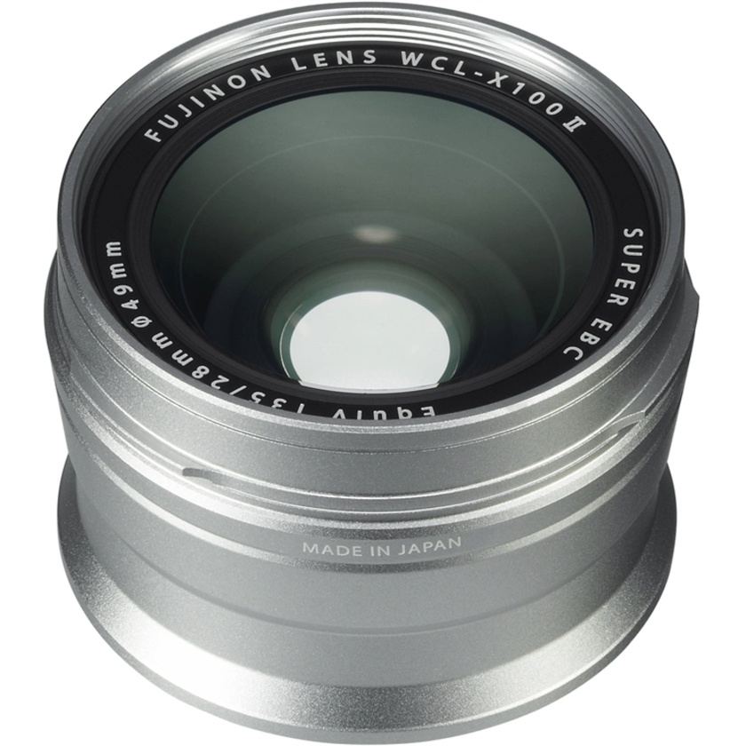 Fujifilm WCL-X100 II Wide Conversion Lens (Silver)