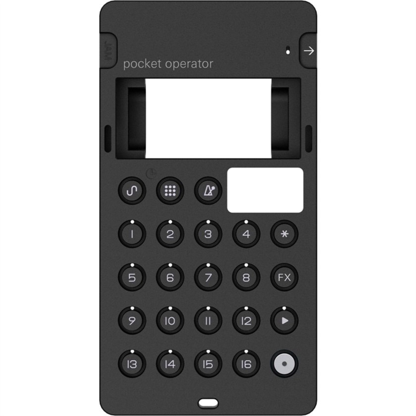 Teenage Engineering CA-X Silicone Pro Case for Pocket Operator PO-32/Generic-All (Black/White)