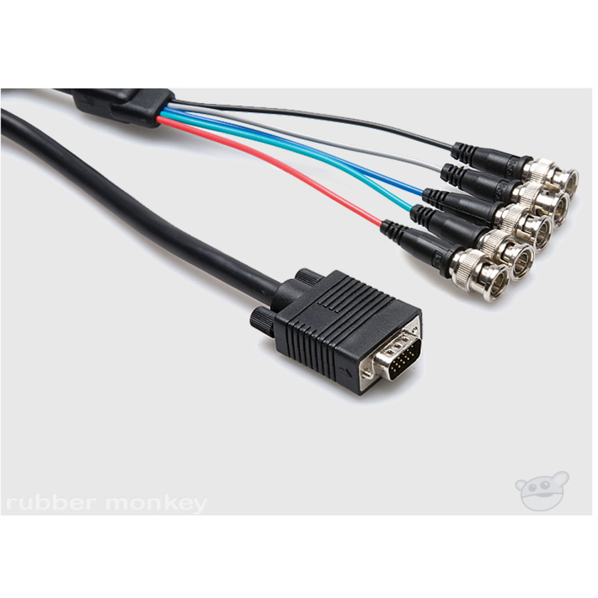 Hosa RGB-506FE VGA Breakout Cable 6ft