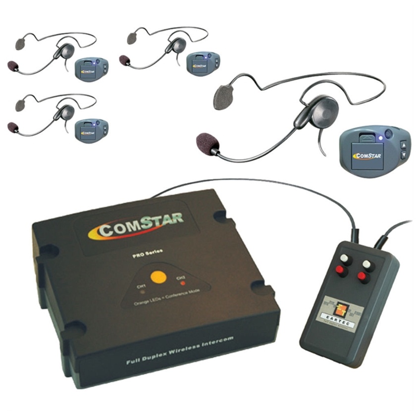 Eartec CPCYXTPLUS-4 XT-Plus Com-Center with 4 COMPAK Headsets