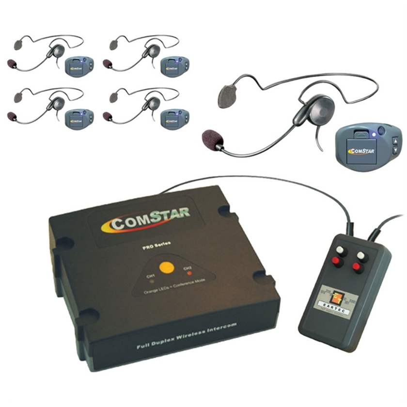 Eartec CPCYXTPLUS-5 XT-Plus Com-Center with 5 COMPAK Headsets