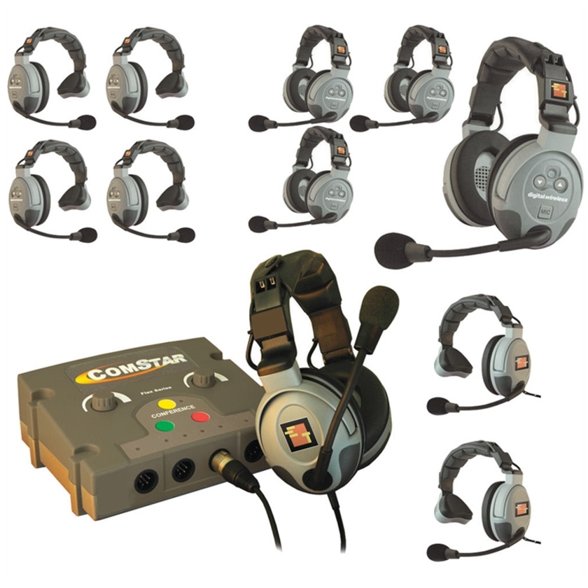 Eartec FLEX-11 COMSTAR Flex Max Series 11-User Full Duplex Intercom System