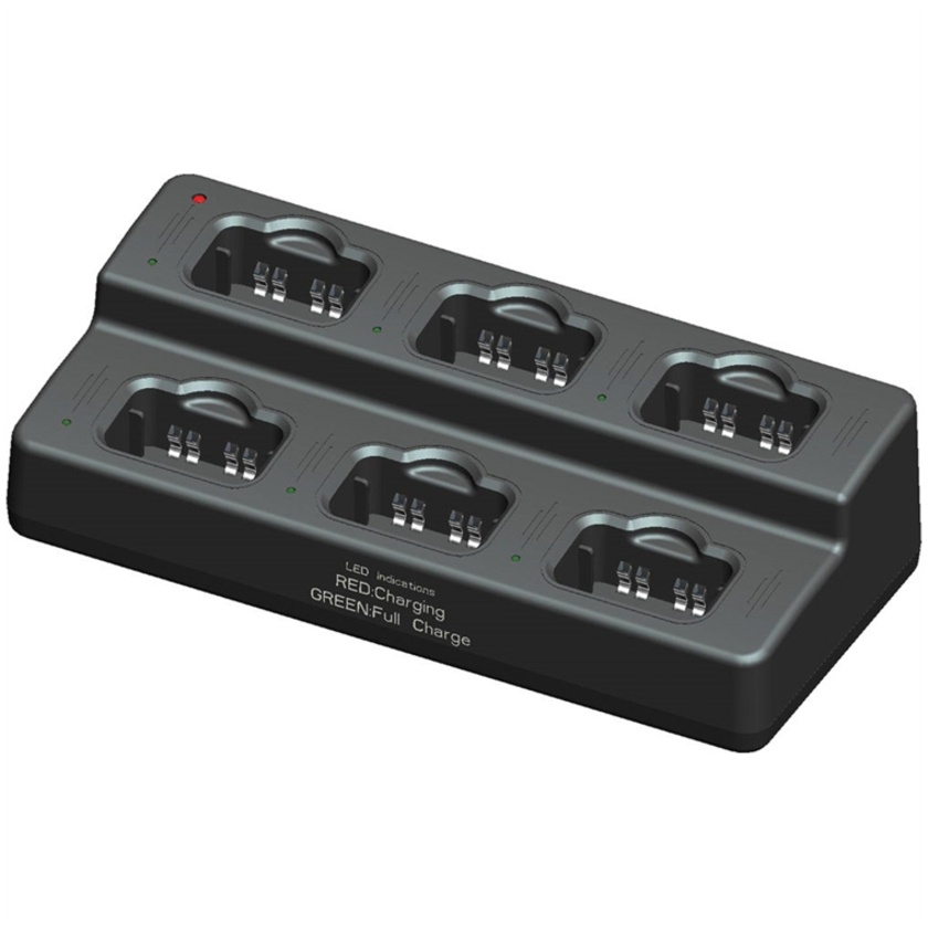 Eartec SCLICH 6 Port Charging station for SC 1000 Radio (Li-Ion)