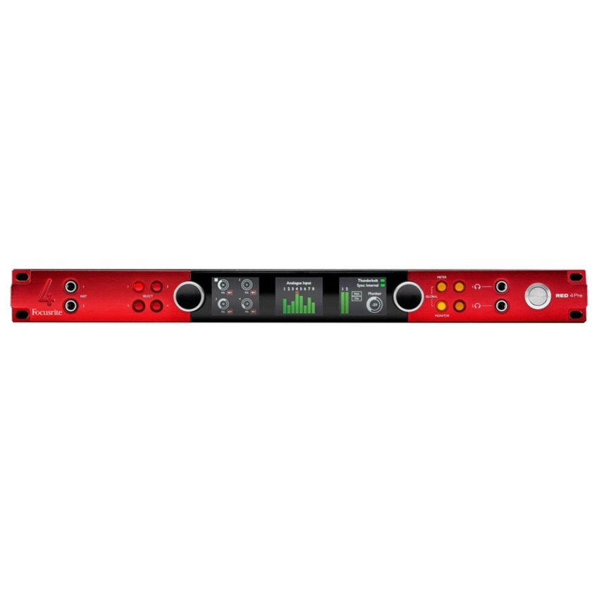 Focusrite RED 4Pre - Audio Interface with Thunderbolt 2, Pro Tools, Dante Connections