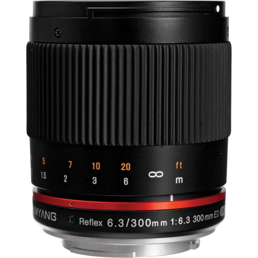 Samyang Reflex 300mm f/6.3 ED UMC CS Lens for Sony E Mount (Black)