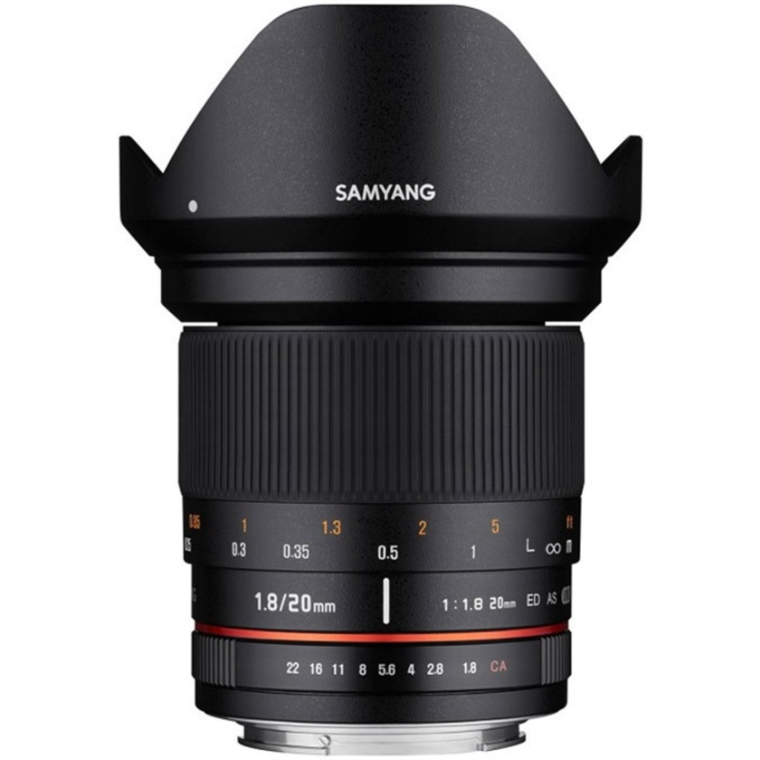 Samyang 20mm f/1.8 ED AS UMC Lens for Nikon F