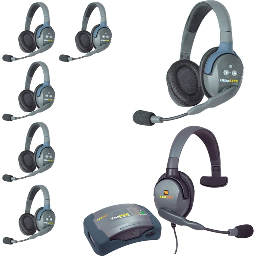 Eartec HUB7DMXS UltraLITE 7-Person HUB Intercom System