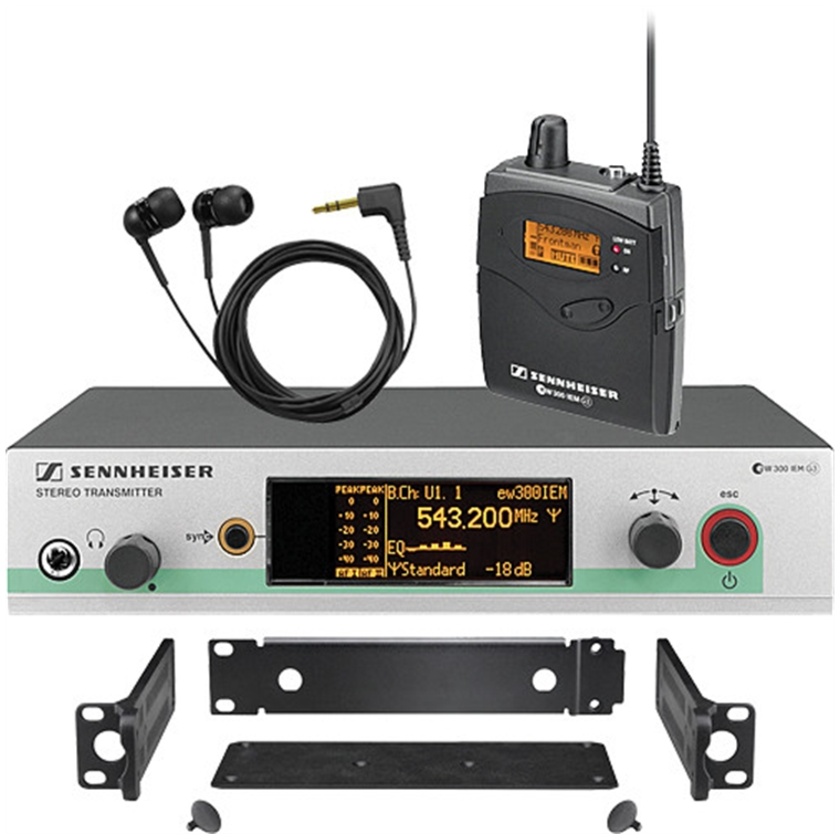 Sennheiser EW300 IEM G3 Wireless Stereo Audio Monitoring System (A: 516-558MHz) (Open Box Special)