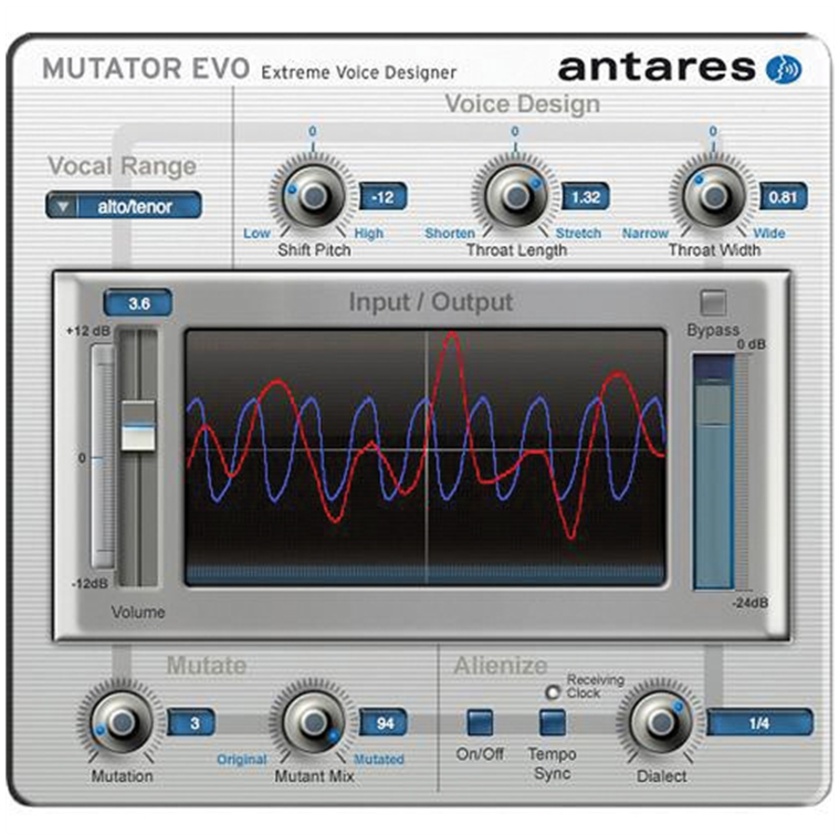 Antares Audio Technologies MUTATOR Evo - Extreme Voice Designer Plug-In (Download)