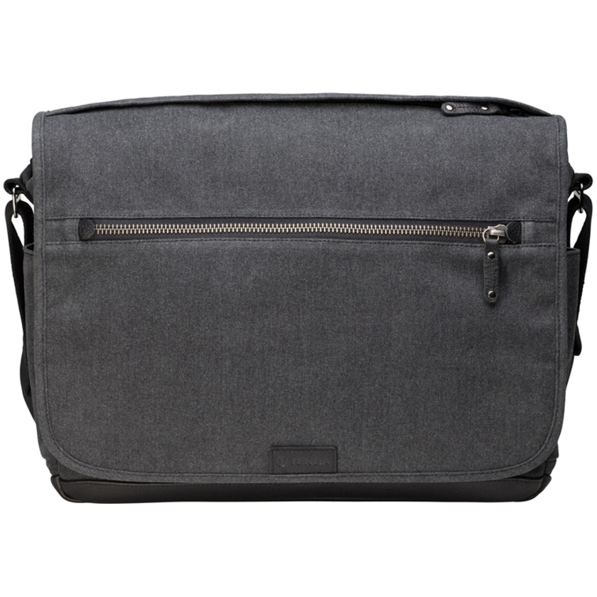 Tenba Cooper Luxury Canvas 15 Camera Bag with Leather Accents (Gray)