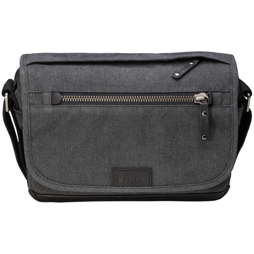 Tenba Cooper Luxury Canvas 8 Camera Bag with Leather Accents (Grey)