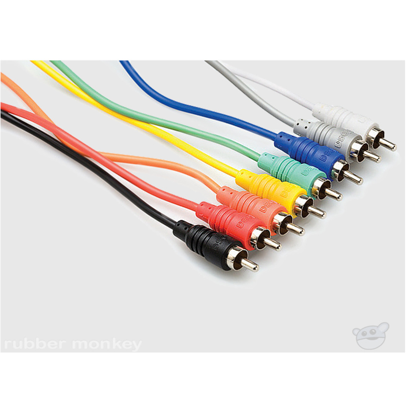 Hosa CRA-830 RCA Patch Cables 1ft