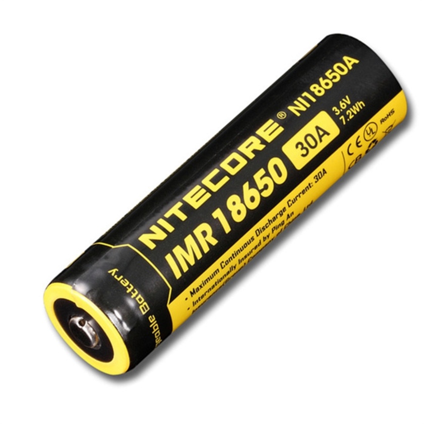 NITECORE NI18650A Li-Ion Rechargeable IMR 18650 Battery (2000mAh)