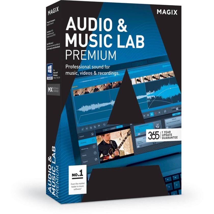 MAGIX Entertainment Audio & Music Lab Premium - Music Production Software (Academic, Download)