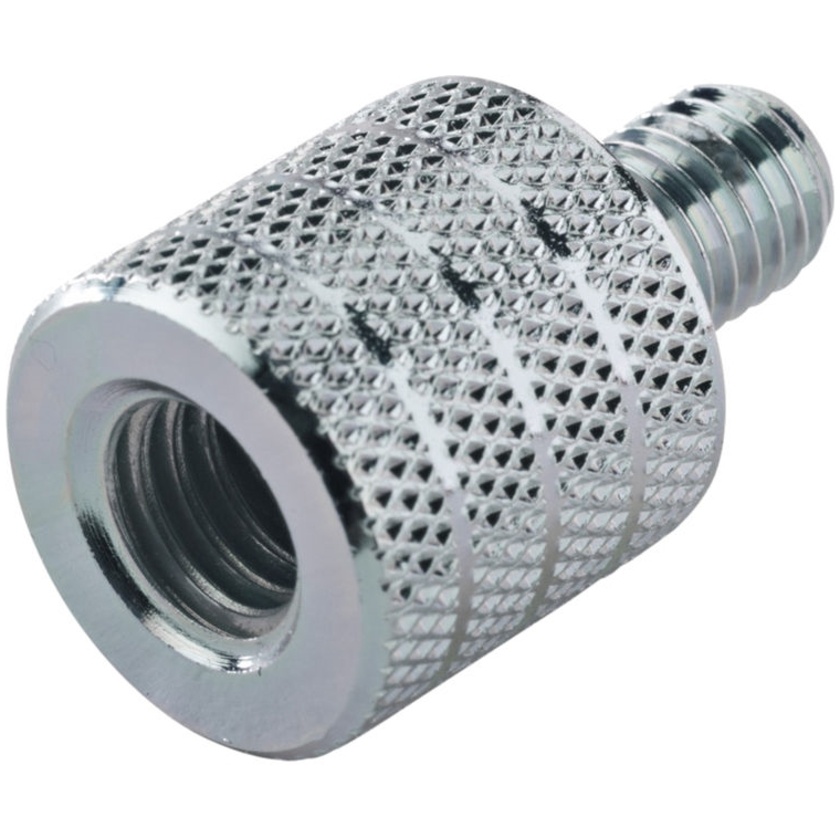 K&M 3/8" to M8 x 12mm Thread Adapter (Zinc-Plated)