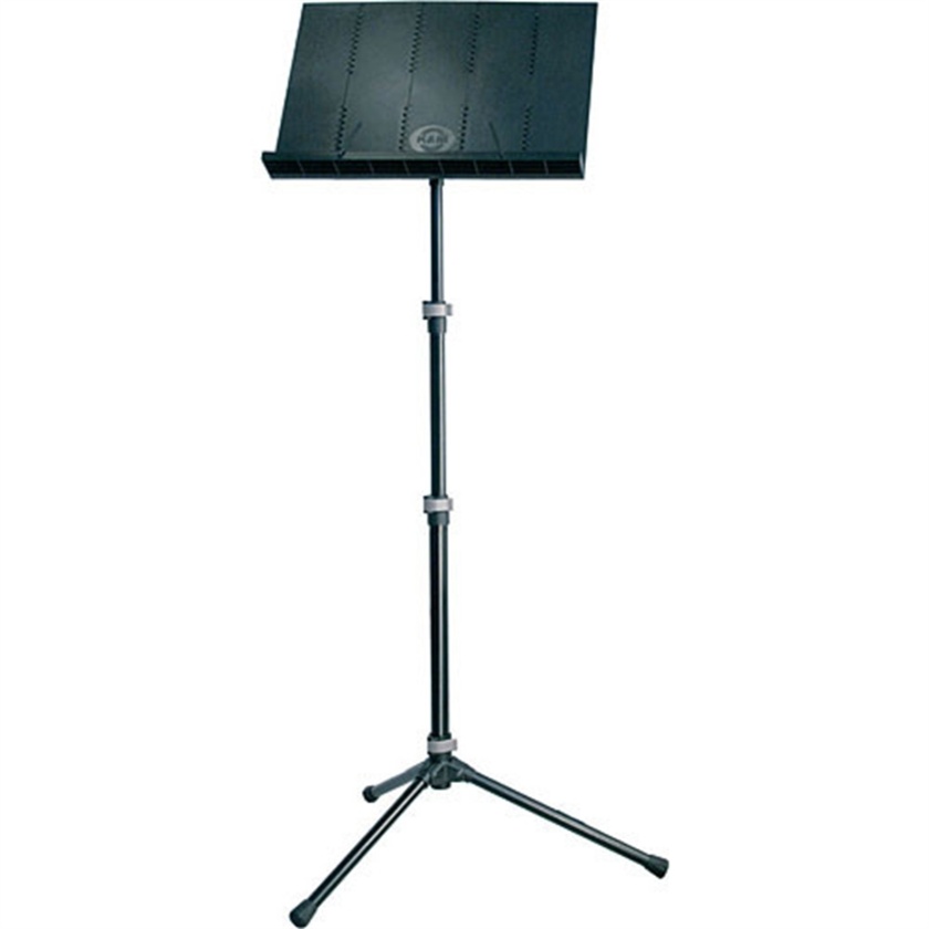 K&M 12125 Lightweight Collapsible Music Stand with Added Extension and Bag (Black)
