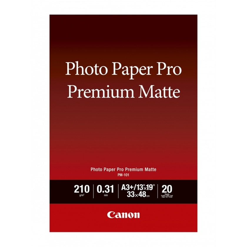 Canon PM-101 A3+ Photo Paper Pro Premium Matte (20 sheets)