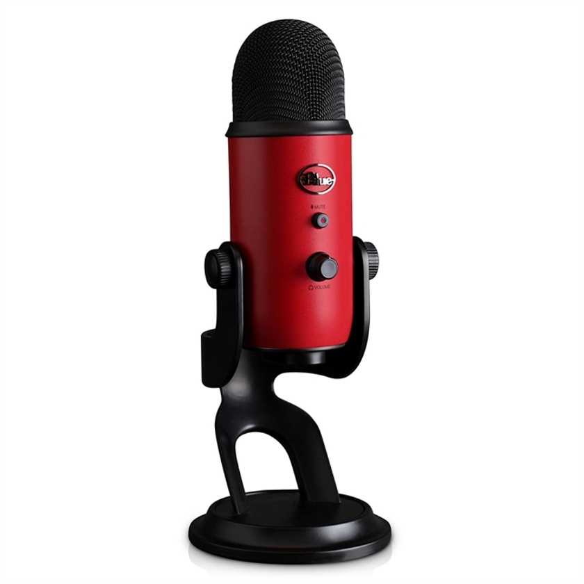 Blue Yeti USB Microphone (Satin Red)