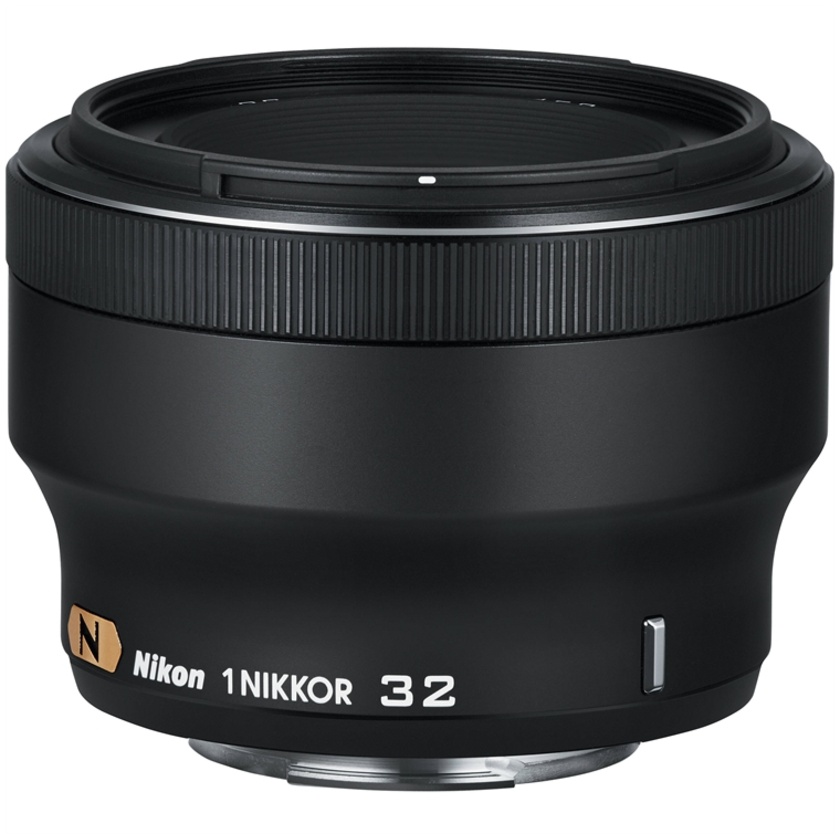 Nikon 1 NIKKOR 32mm f/1.2 Lens (Black)