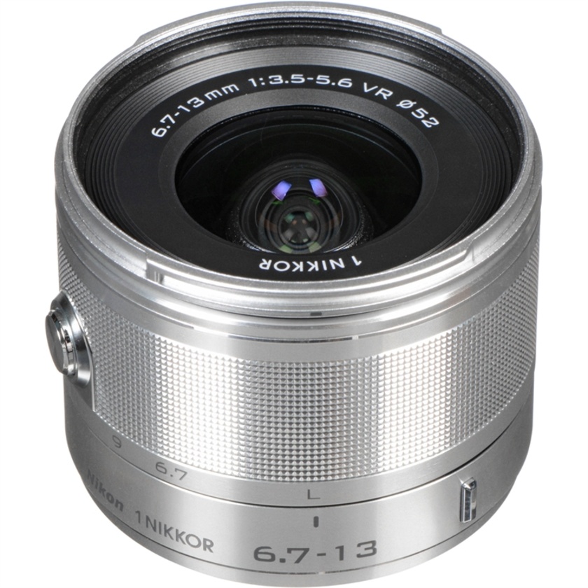Nikon 1 NIKKOR 6.7-13mm f/3.5-5.6 VR Lens (Silver)
