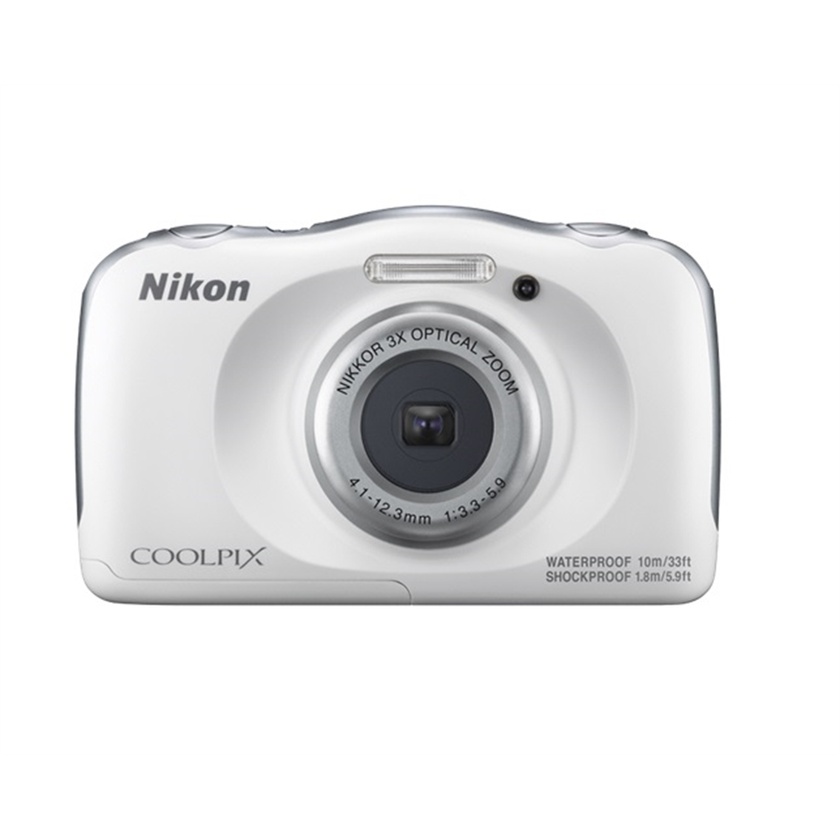 Nikon COOLPIX W100 Digital Camera (White)