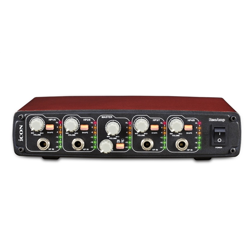 Icon Pro Audio Reo Amp Compact 4-Channel Headphone Amplifier
