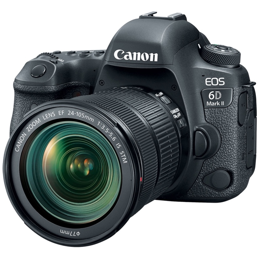 Canon EOS 6D Mark II DSLR Camera with 24-105mm f/3.5-5.6 Lens
